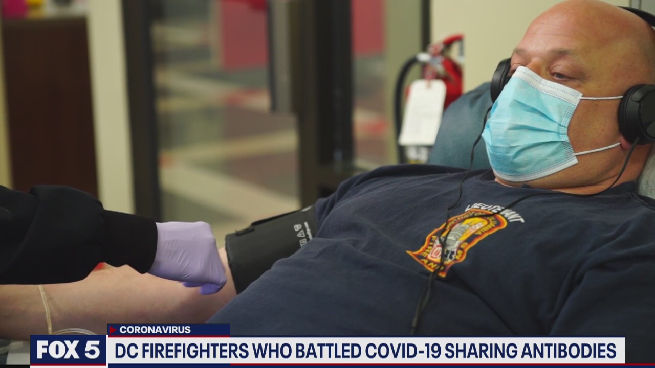 DC firefighters who battled COVID-19 sharing antibodies