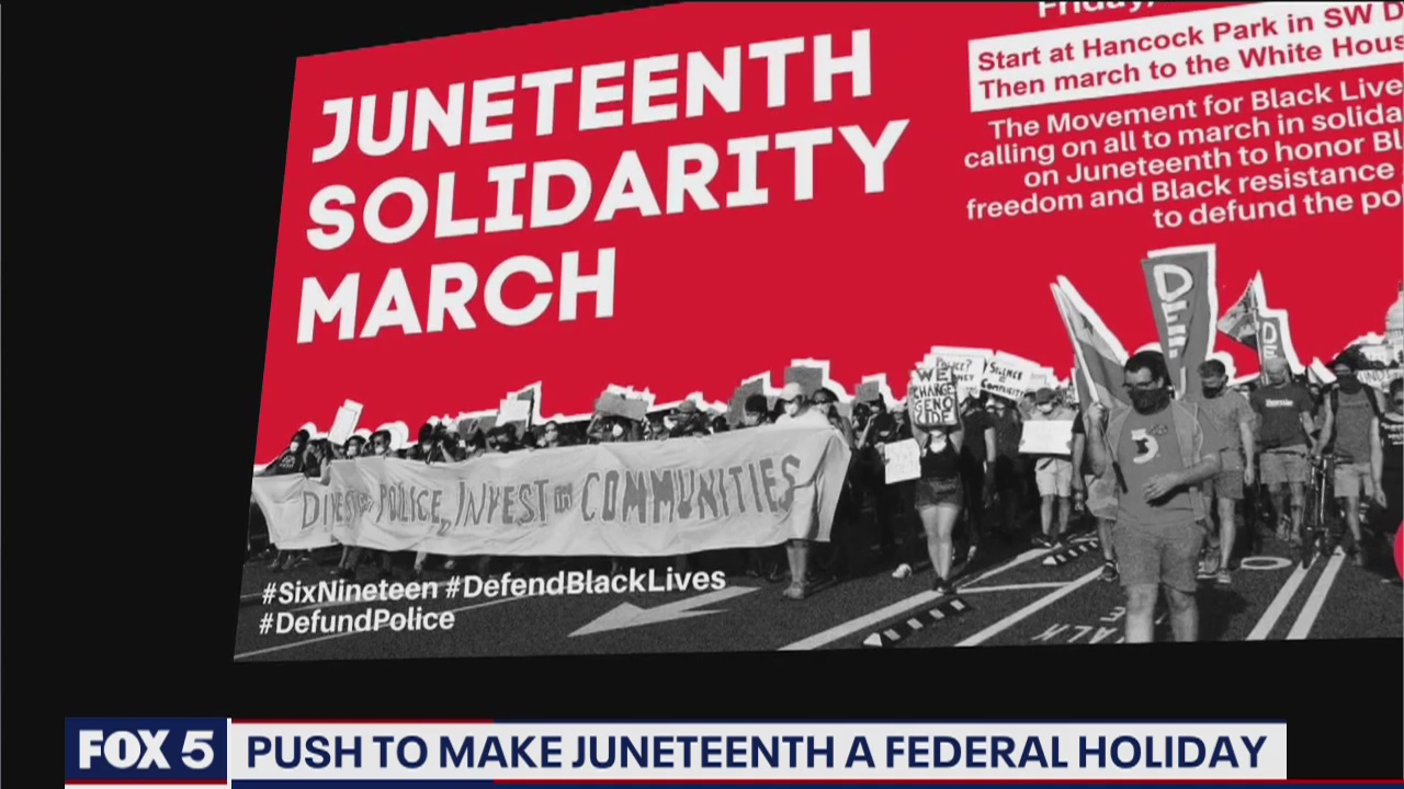 Push to make Juneteenth a federal holiday