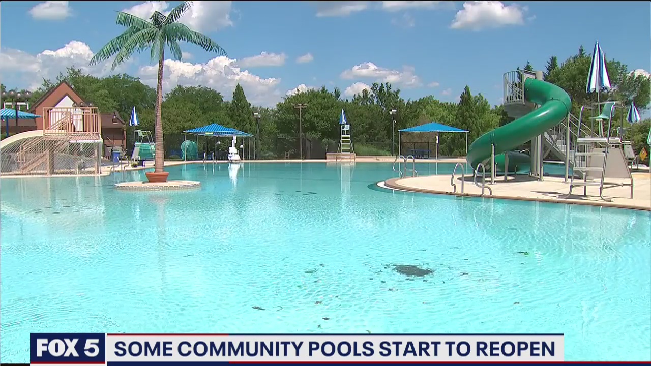 Some community pools start to reopen