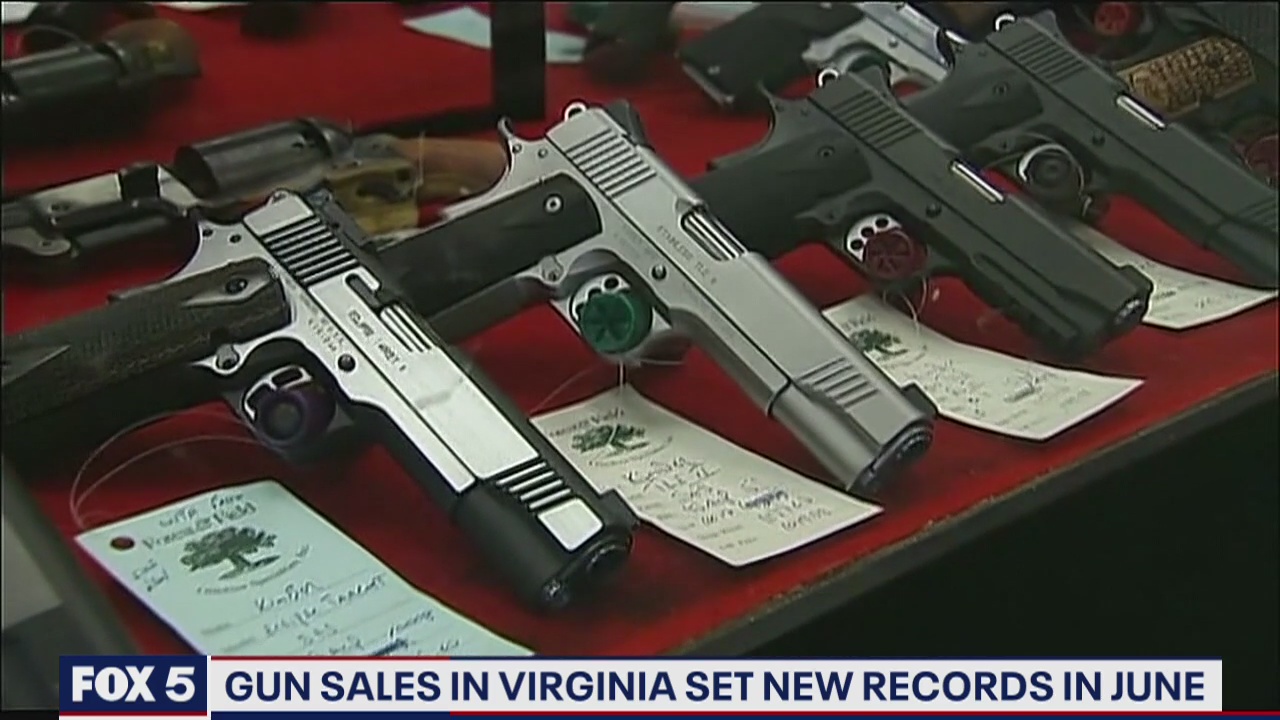 Gun sales in Virginia set new records in June