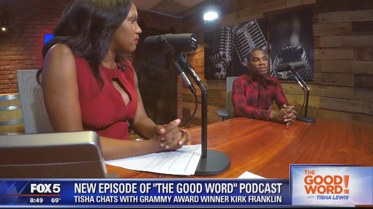 Tisha Lewis discusses new The Good Word podcast with Kirk Franklin