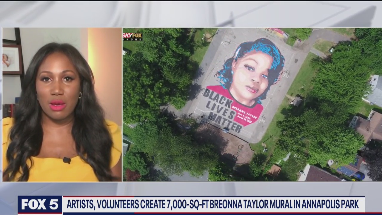Breonna Taylor mural in Annapolis completed