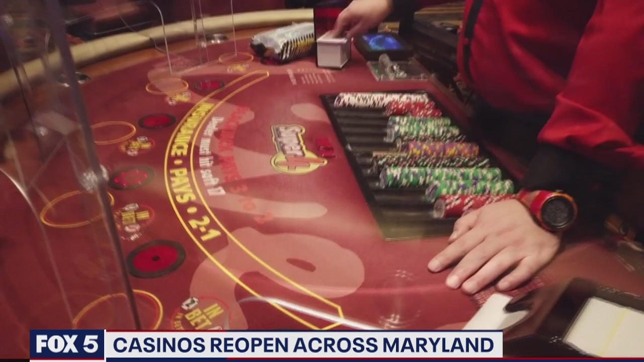 Casinos reopen across Maryland