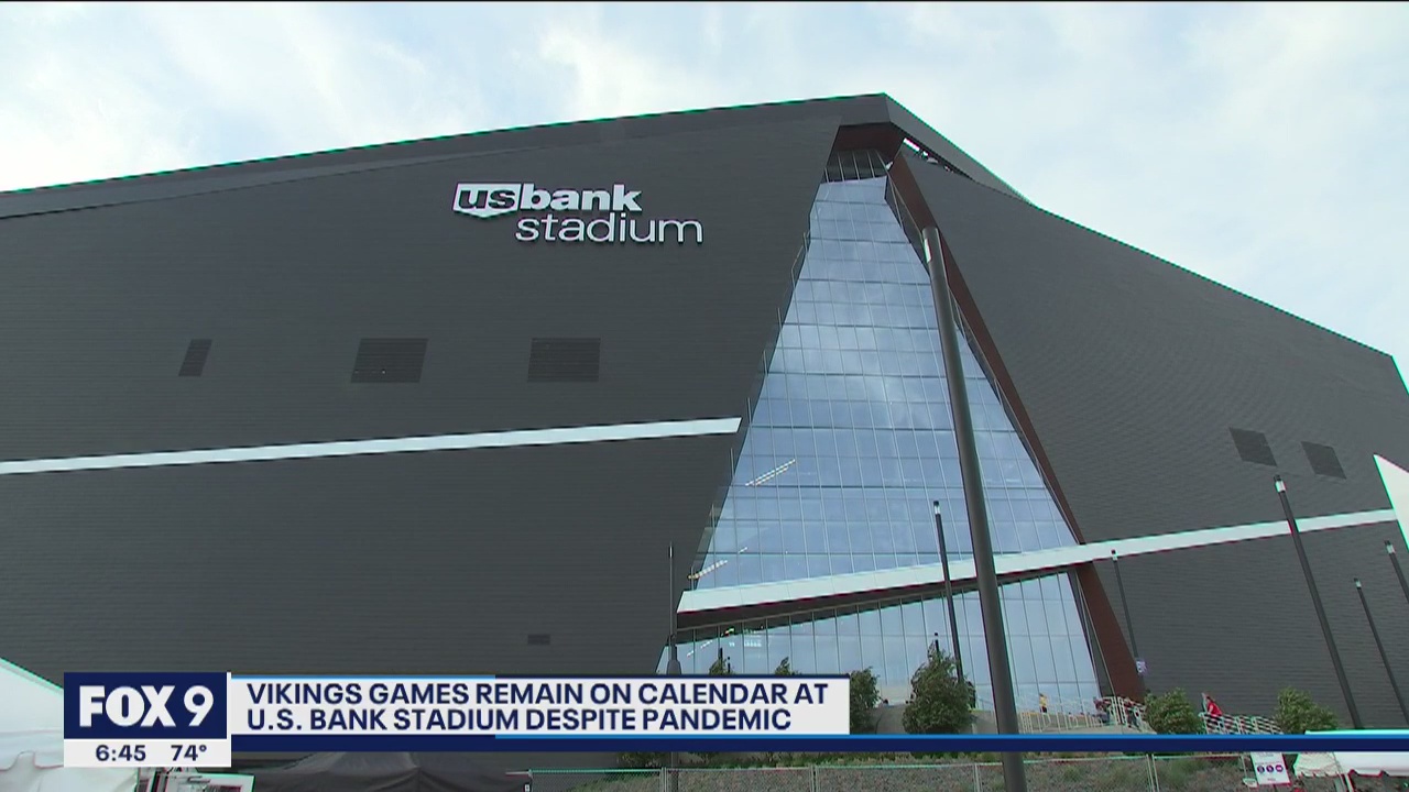 Vikings games remain on a nearly empty U.S. Bank Stadium schedule in 2020