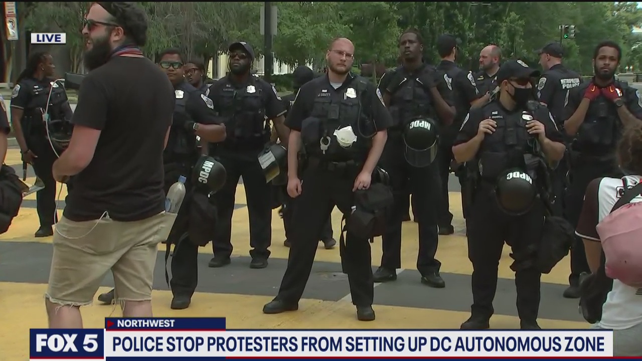 DC police put a stop to autonomous zone