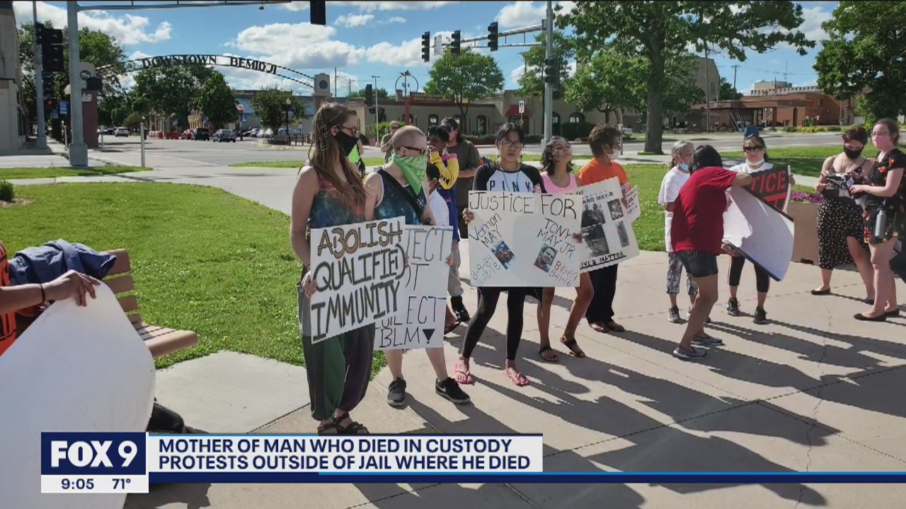 Mother holds rally demanding justice after son dies in Beltrami County Jail
