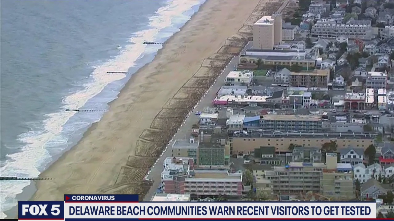 Delaware beach communities warn recent visitors to get tested