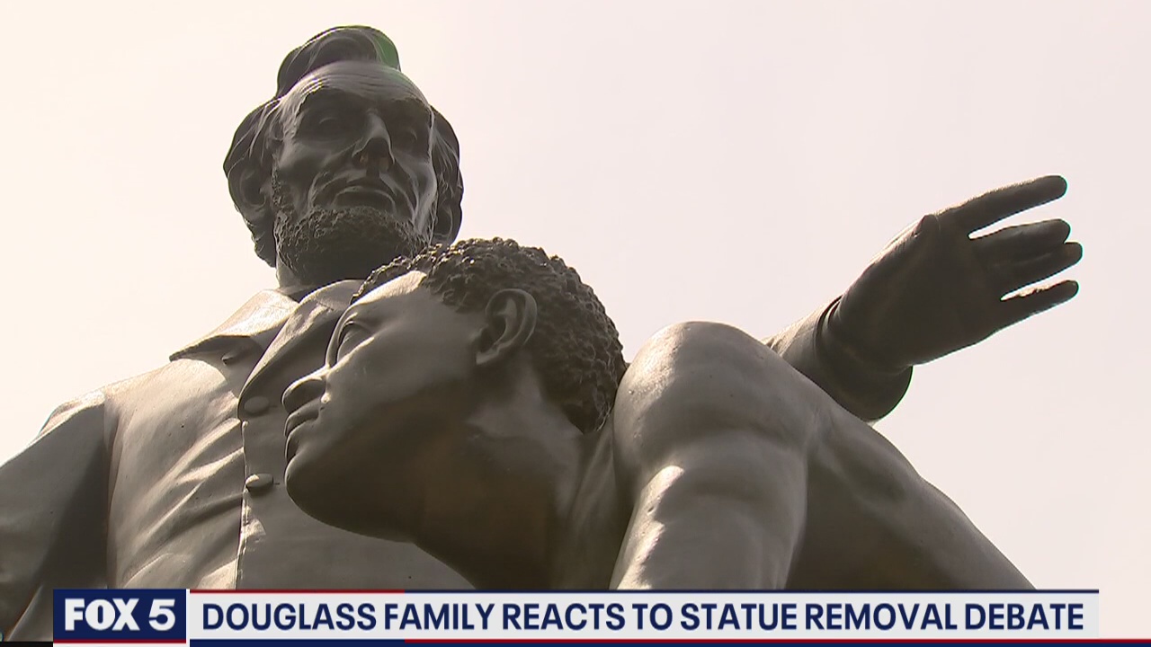 Douglass family reacts to statue removal debate