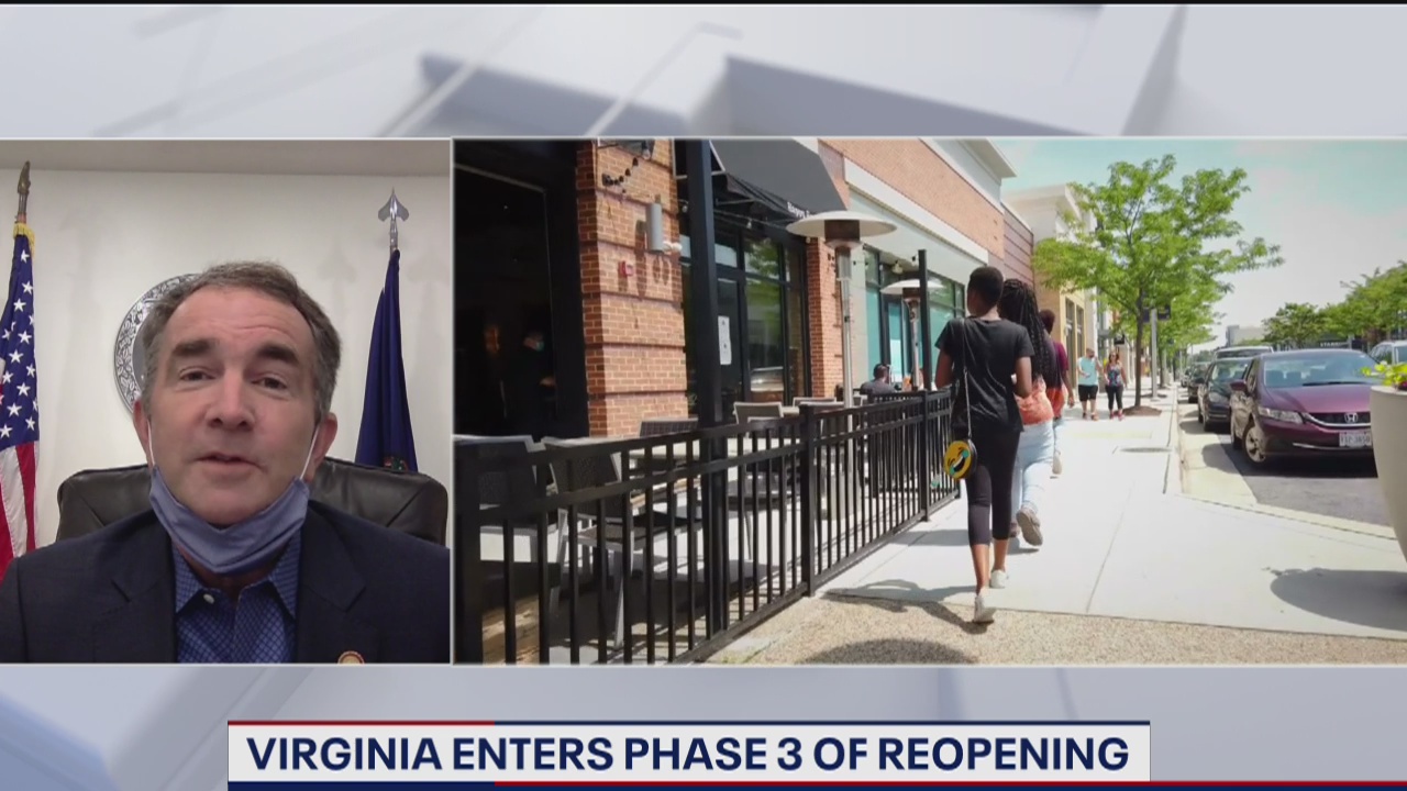 Virginia Governor Ralph Northam discusses reopening