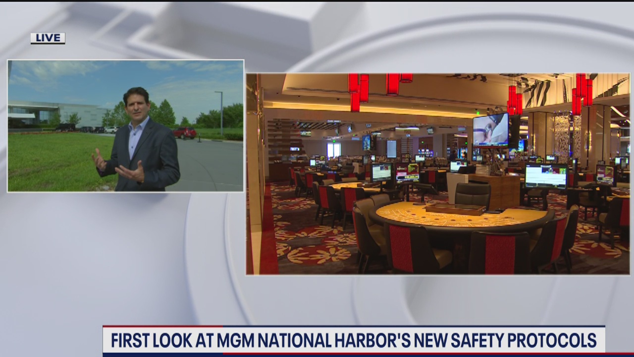 Inside look at safety changes at MGM National Harbor ahead of reopening