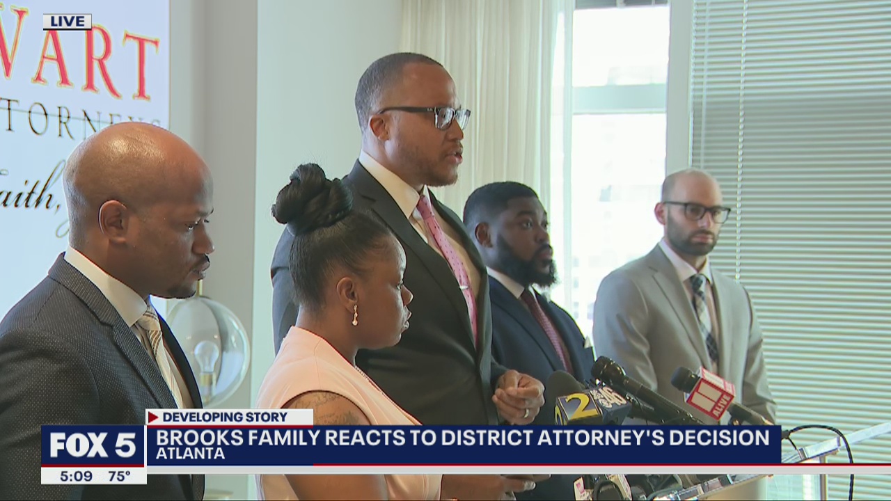 Family of Rayshard Brooks speaks following officers being charged