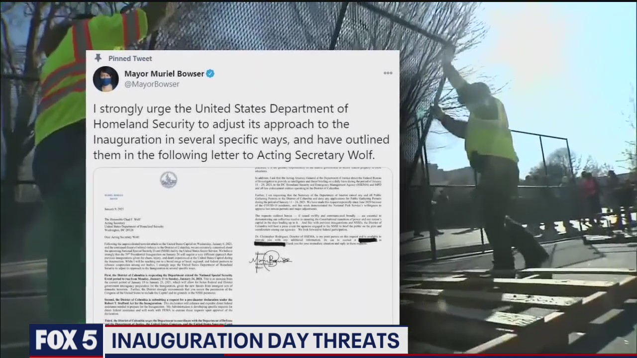 Inauguration Day threats