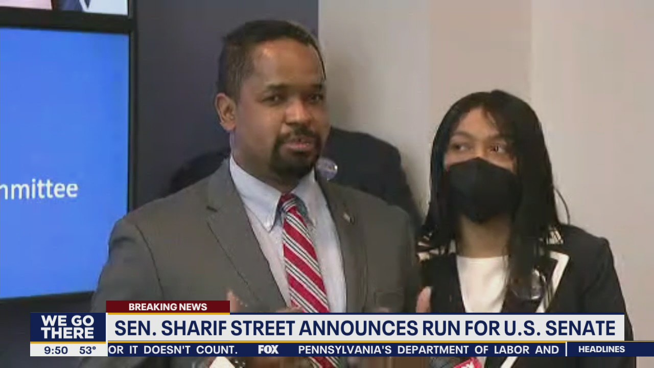 Sen. Sharif Street announces run for U.S. Senate