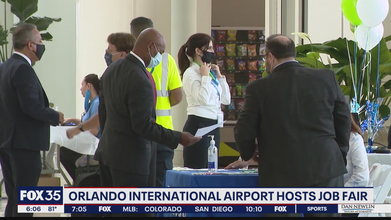 Orlando International Airport holds job fair