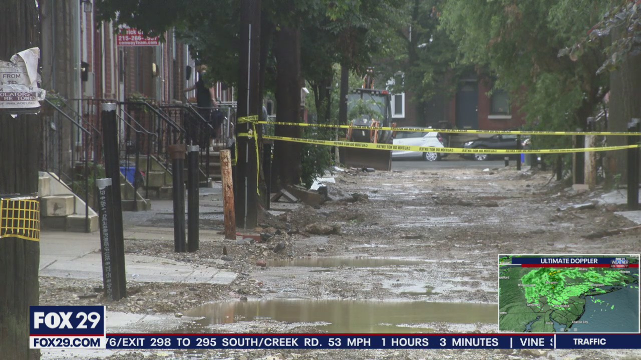 Ongoing road project causes basement flooding in South Philadelphia