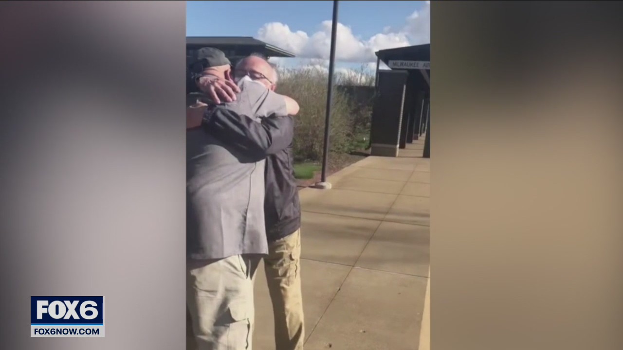 Long lost relatives meet