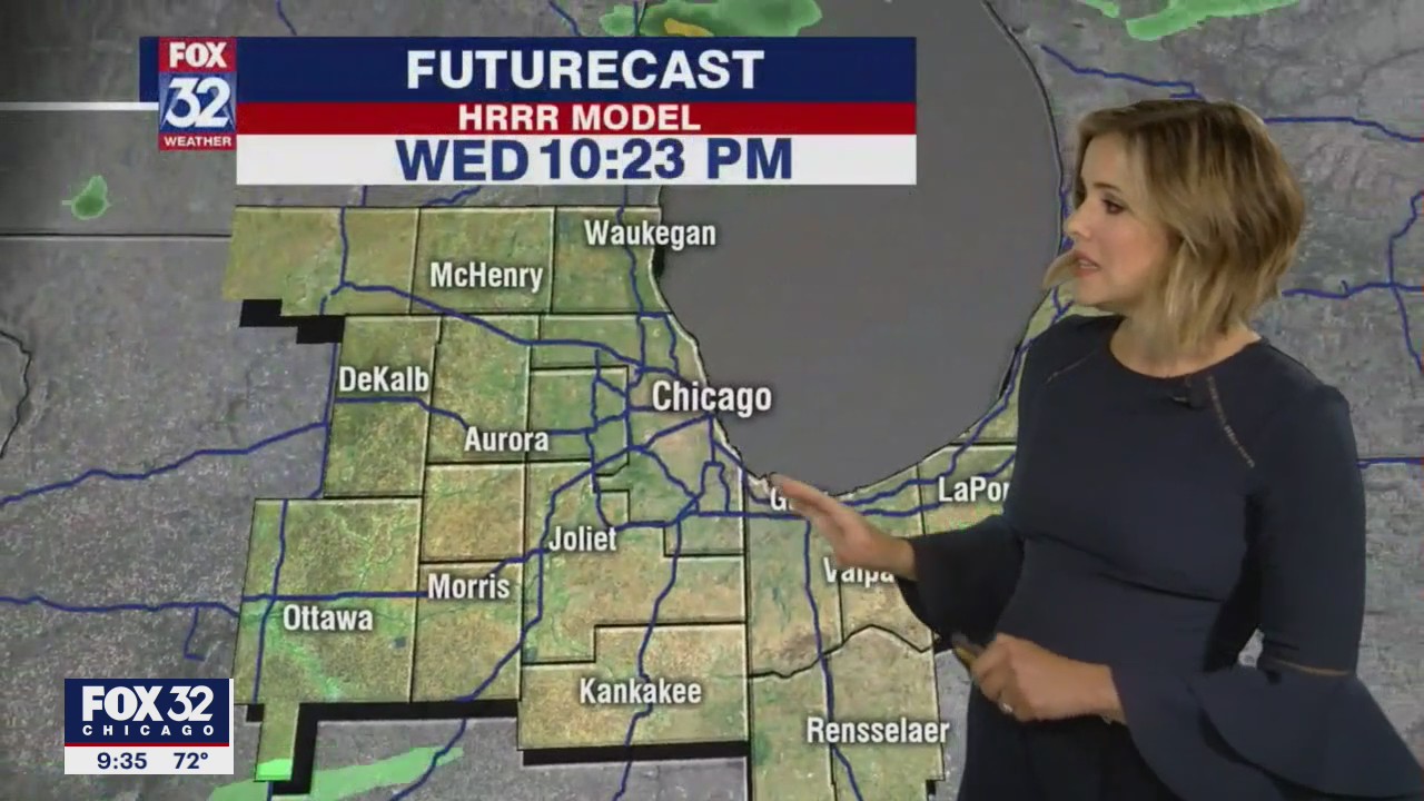 10 p.m. forecast for Chicagoland on June 30