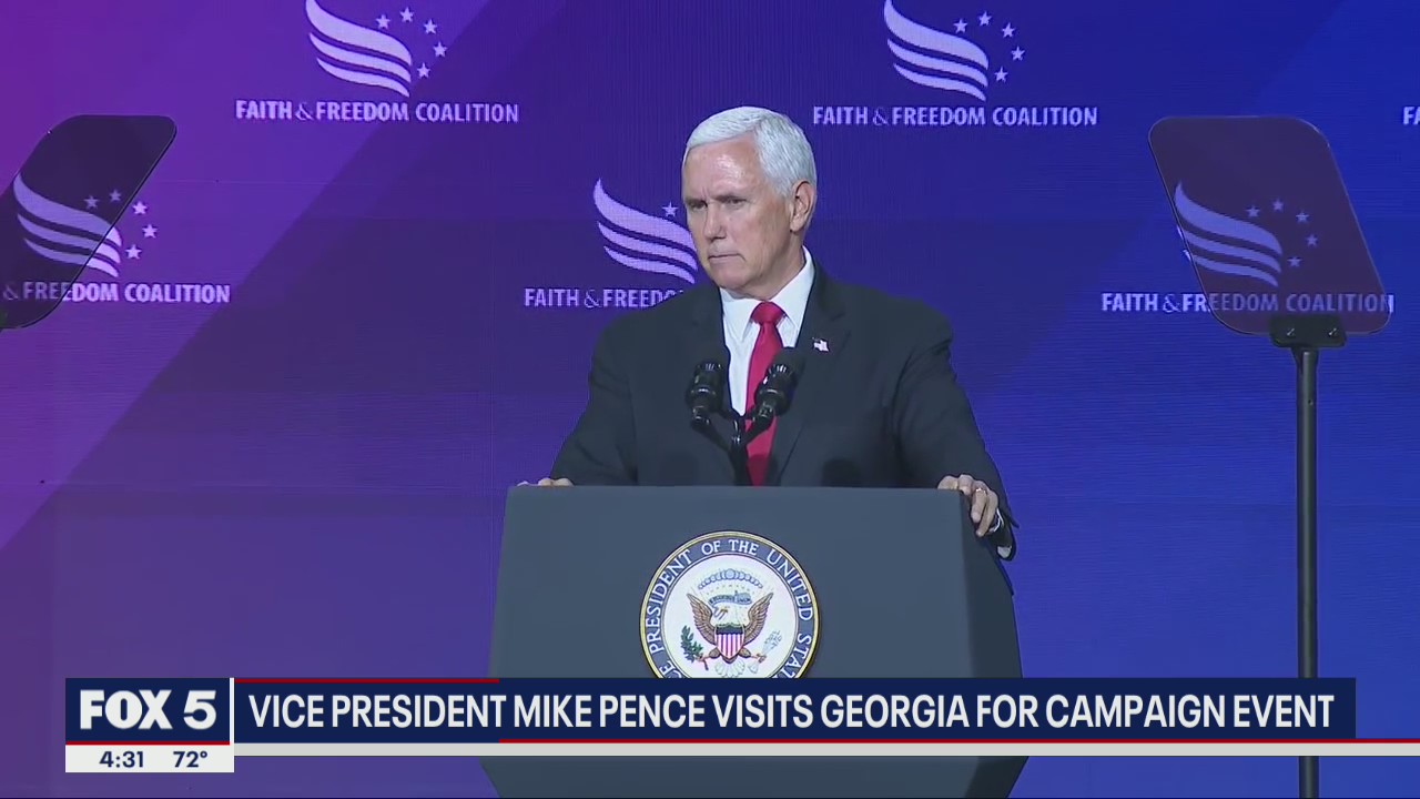 Visit President Mike Pence visits metro Atlanta