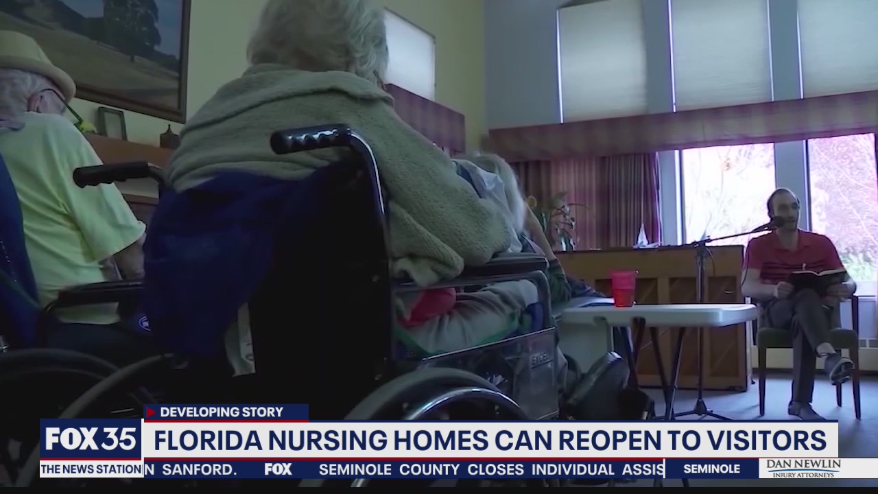 Florida nursing homes to reopen to visitors with some restrictions