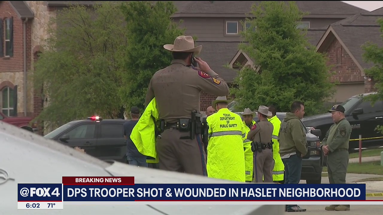 DPS trooper hospitalized after being shot in Haslet
