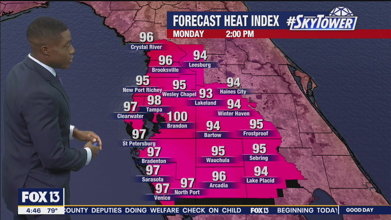 Monday morning forecast