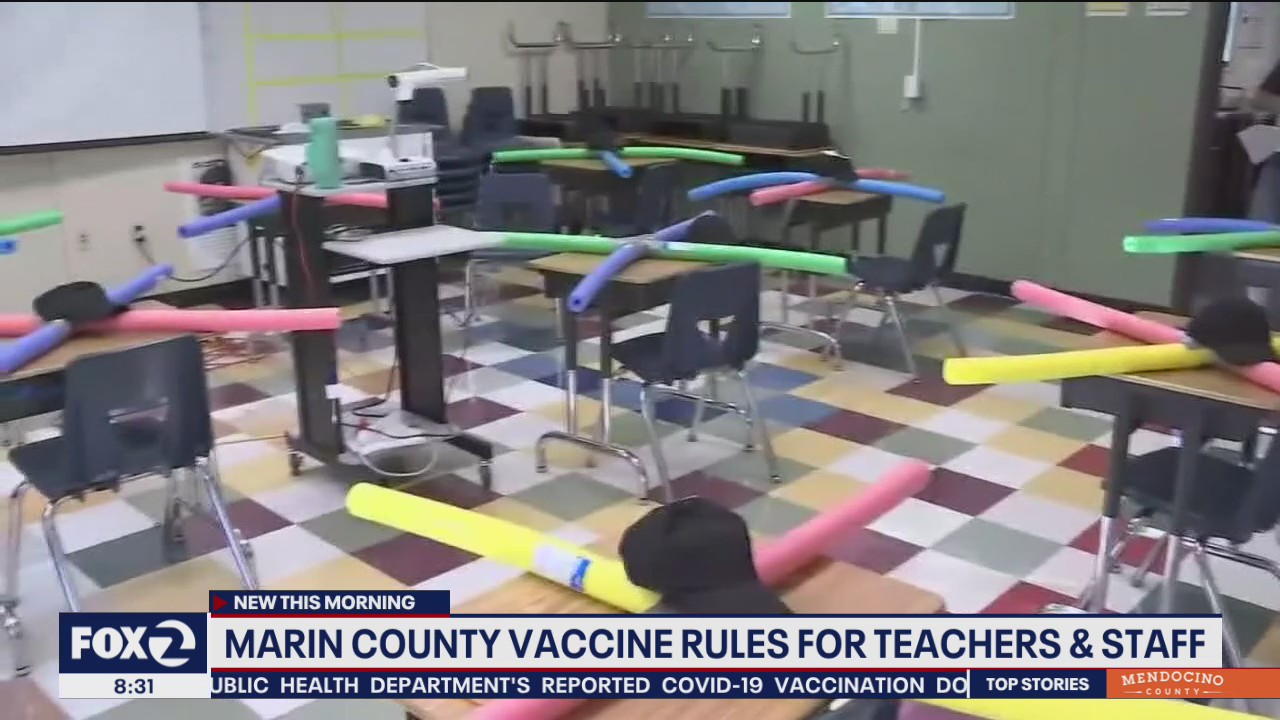 Marin County school employees must get vaccinated or tested