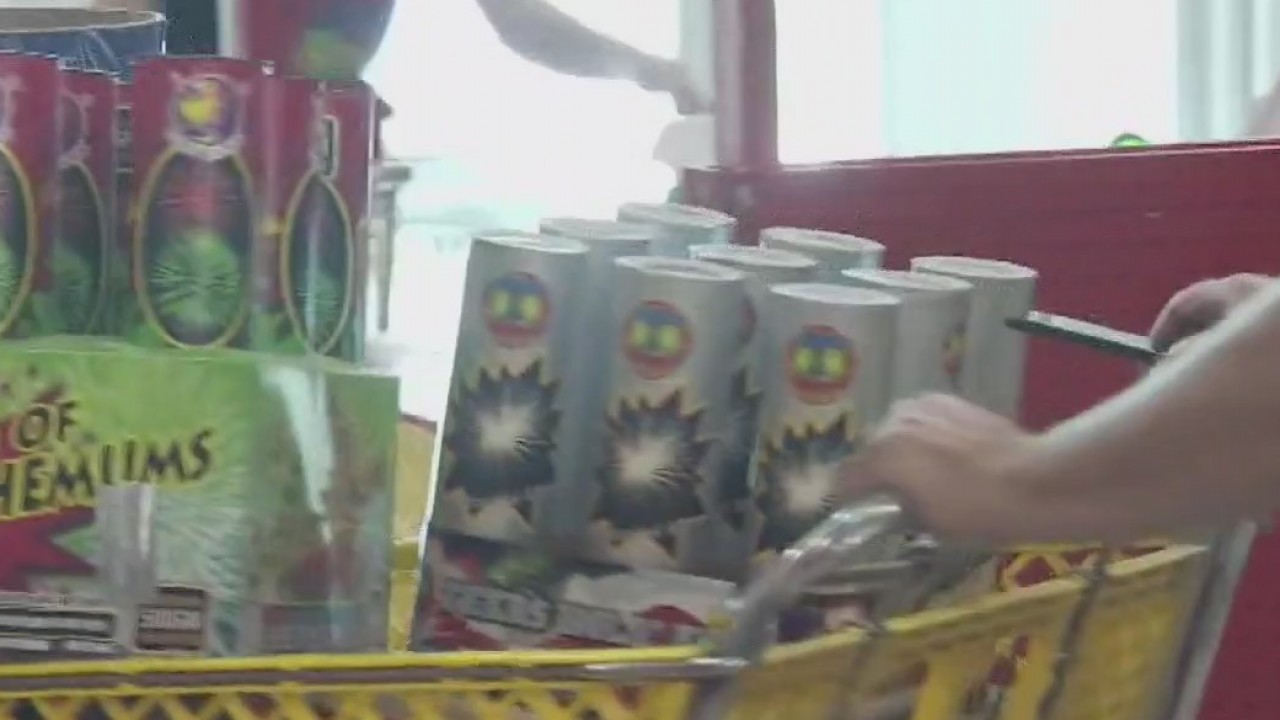 Firework superstores seeing increase in customers planning private fireworks shows