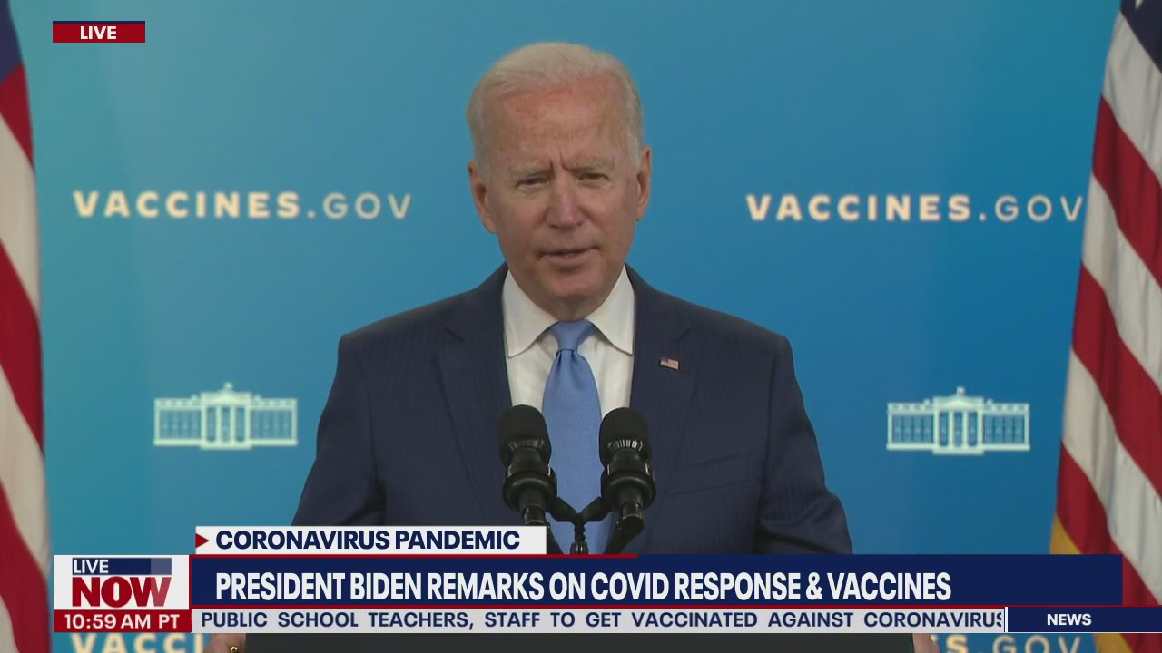 Biden discusses full FDA approval of Pfizer's COVID-19 vaccine