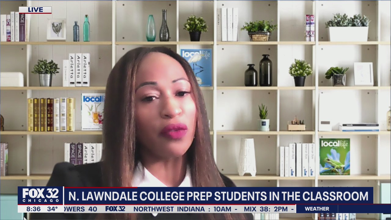 North Lawndale College Prep students return to in-person learning