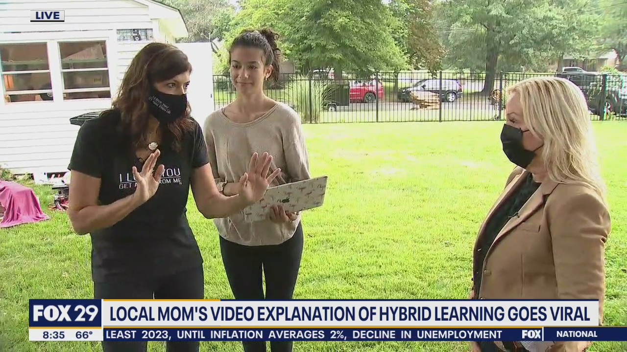 Local mom's video explanation of hybrid learning goes viral