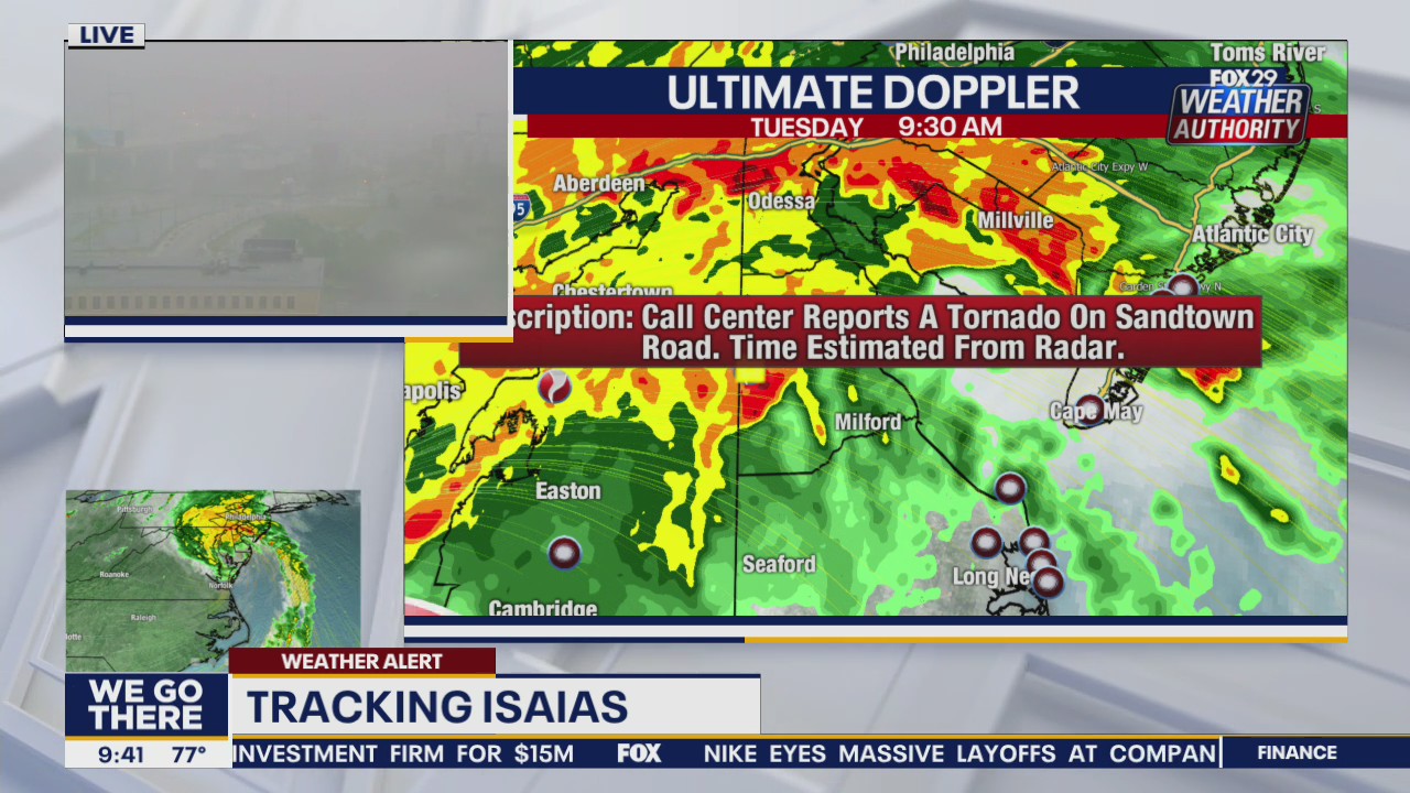 Eyewitness describes aftermath of possible tornado in Delaware