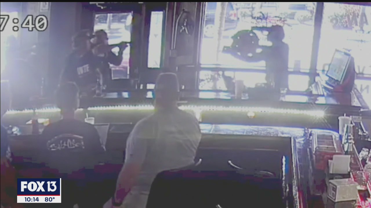 Officer shots bar patron he said was armed