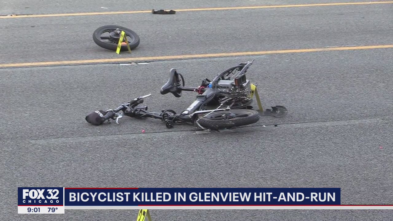 Suburban father of four killed in hit and run crash while riding his bicycle