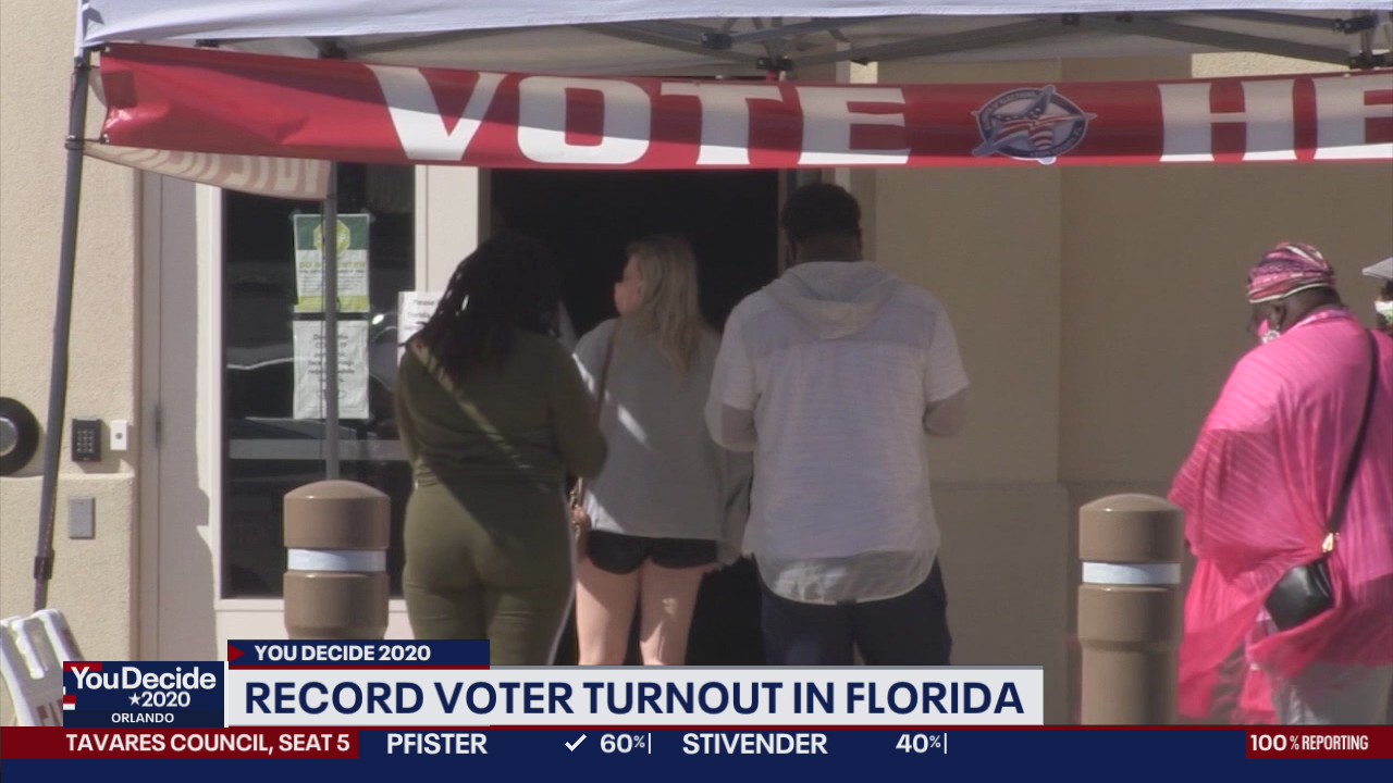 Record voter turnout in Florida