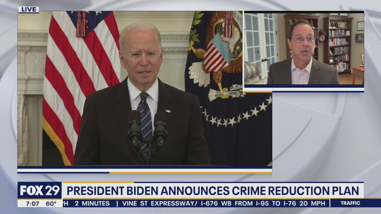President Biden announces crime reduction plan