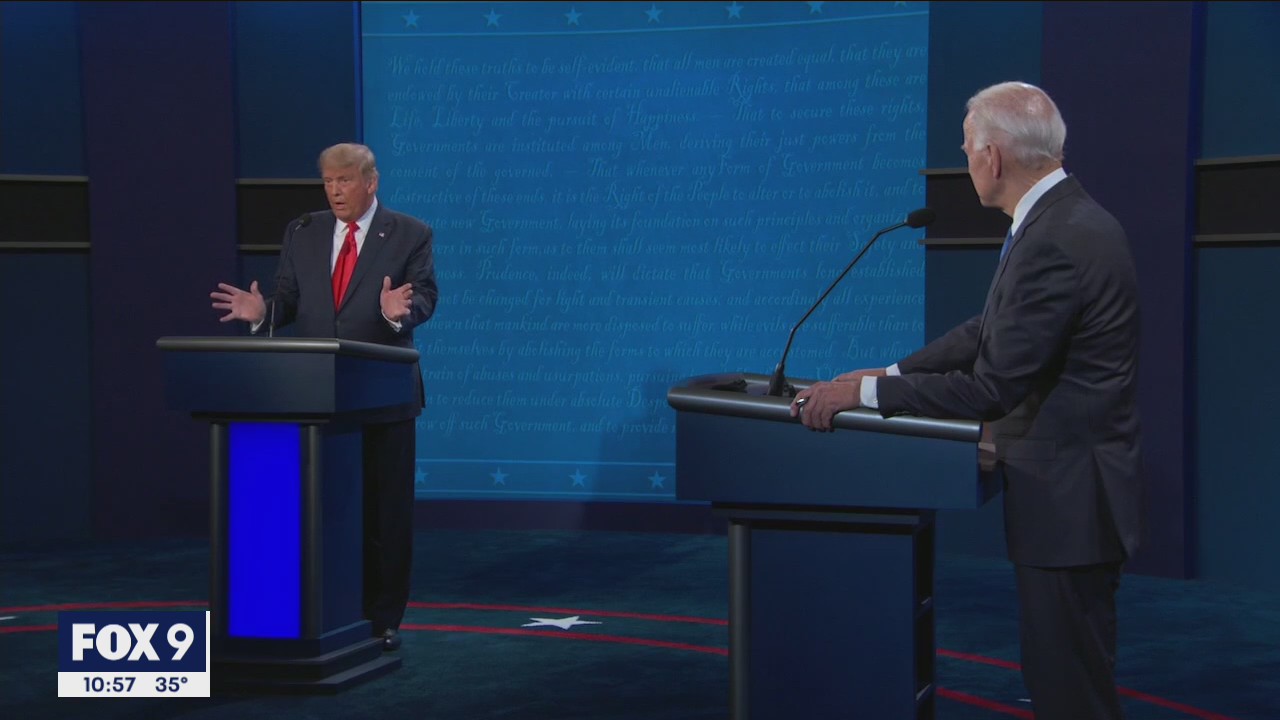 Trump and Biden spar in final presidential debate