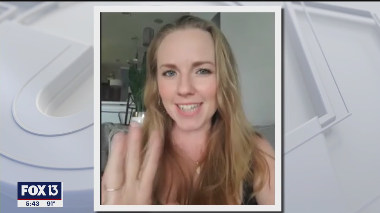 Woman explains her unique COVID-19 test