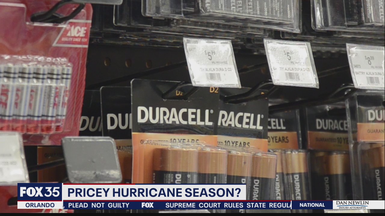 Pricey hurricane season?