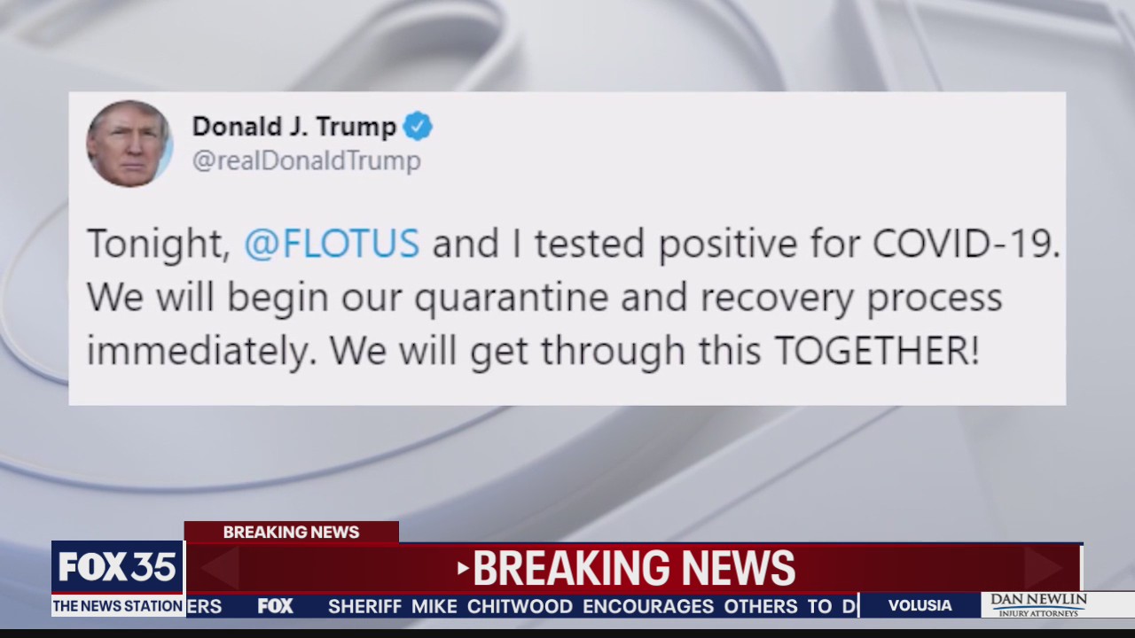 President Trump's Central Florida rally canceled after COVID-19 diagnosis