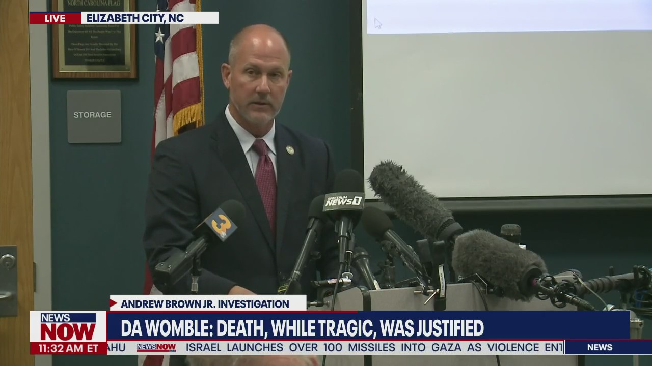 Andrew Brown Jr's death justified, according to North Carolina District Attorney; Officers will not face charges