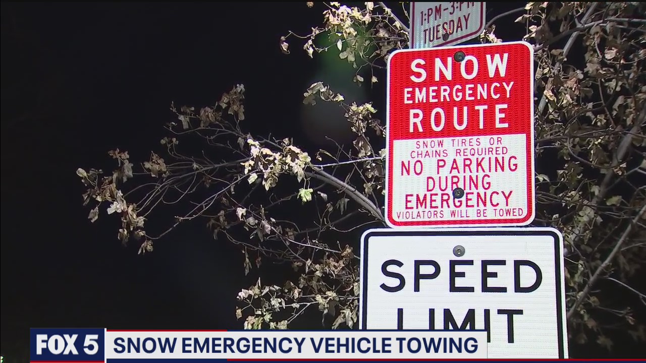 Snow emergency vehicle towing
