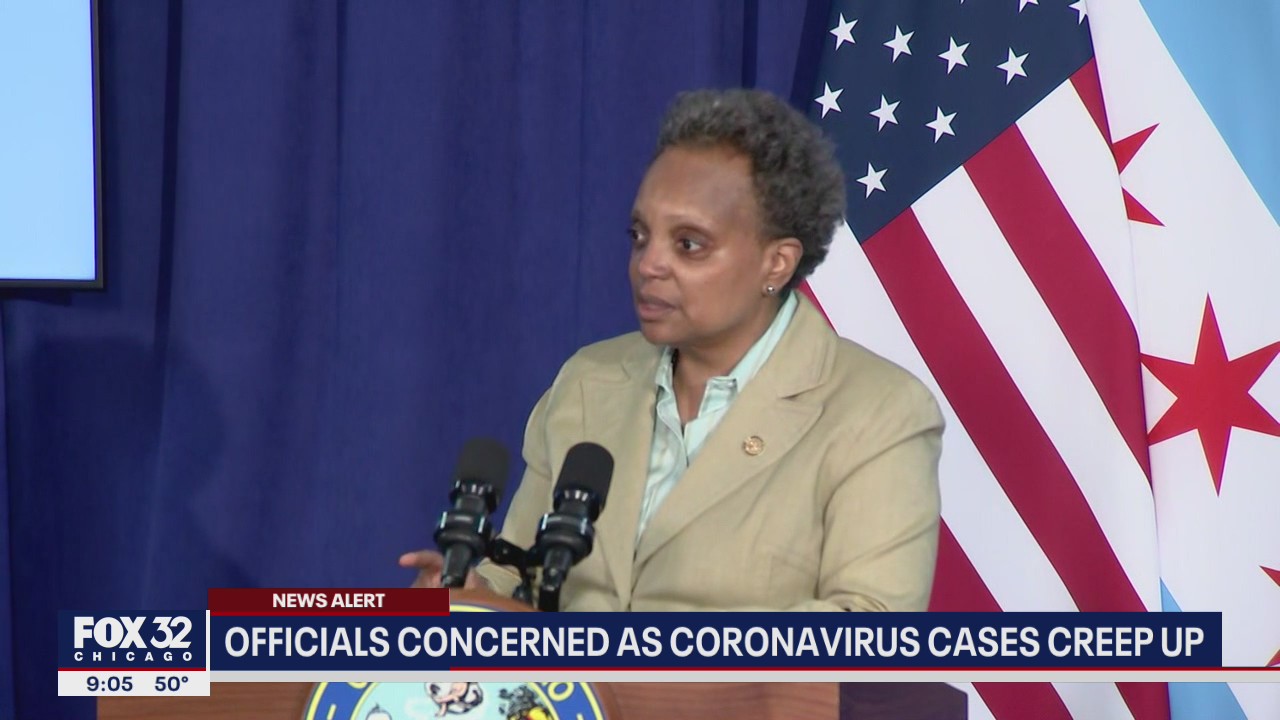 'We're sounding the alarm': Lightfoot, health officials concerned with uptick in COVID-19 cases