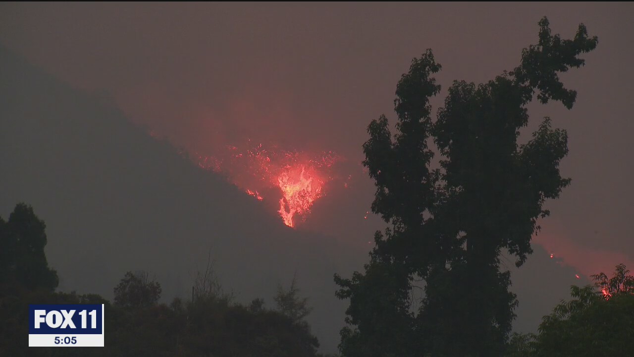 Santa Ana winds increase fire danger fears