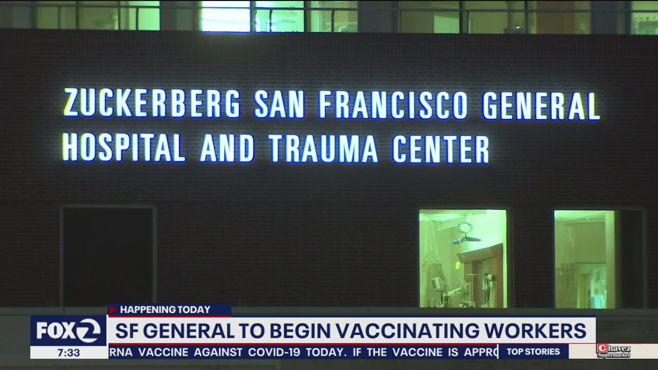 SF General to begin vaccinating workers