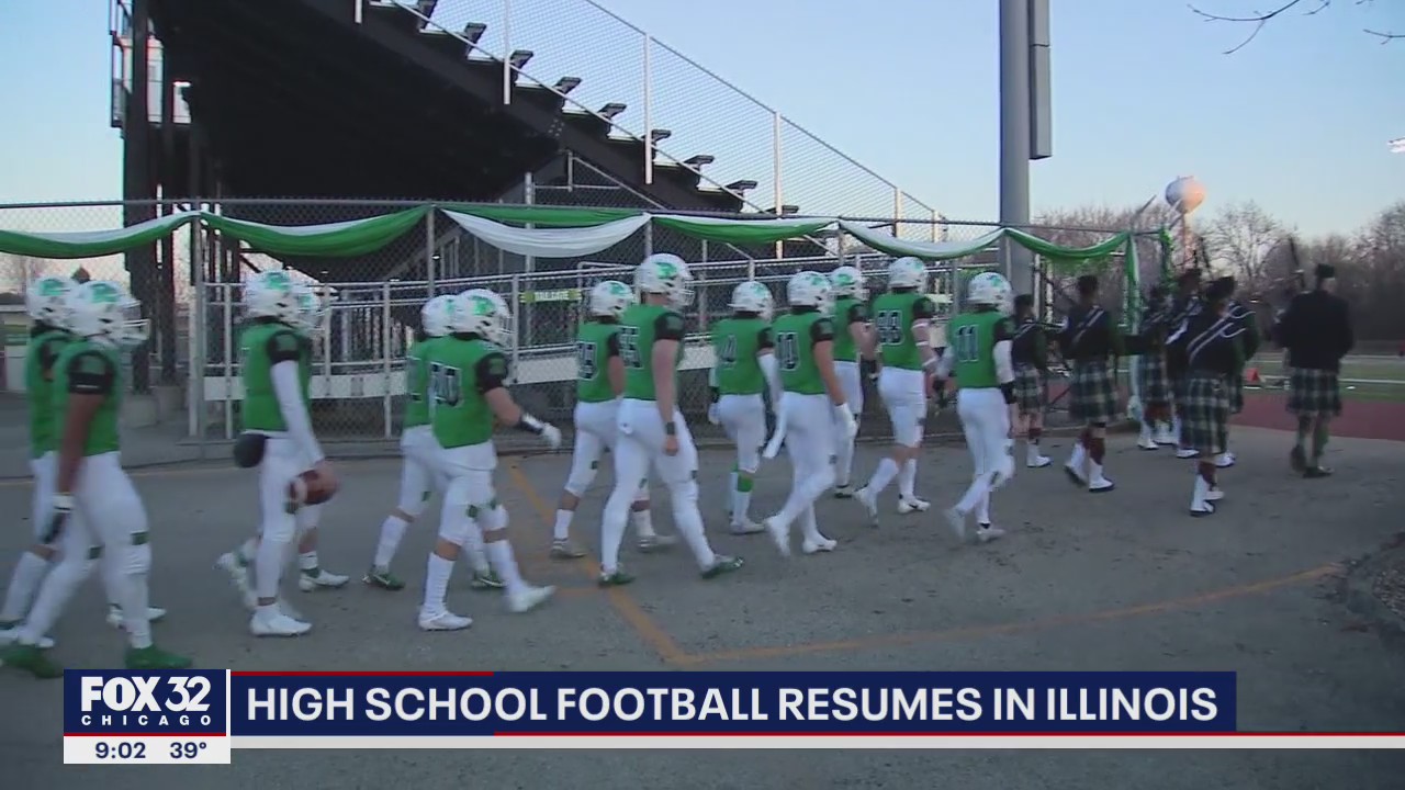 High school football resumes in Illinois