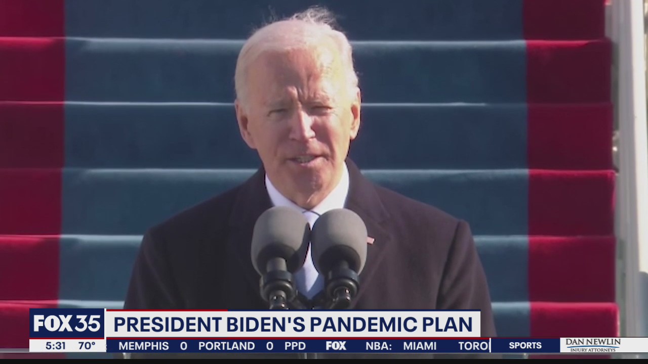 President Biden gets to work on pandemic plan