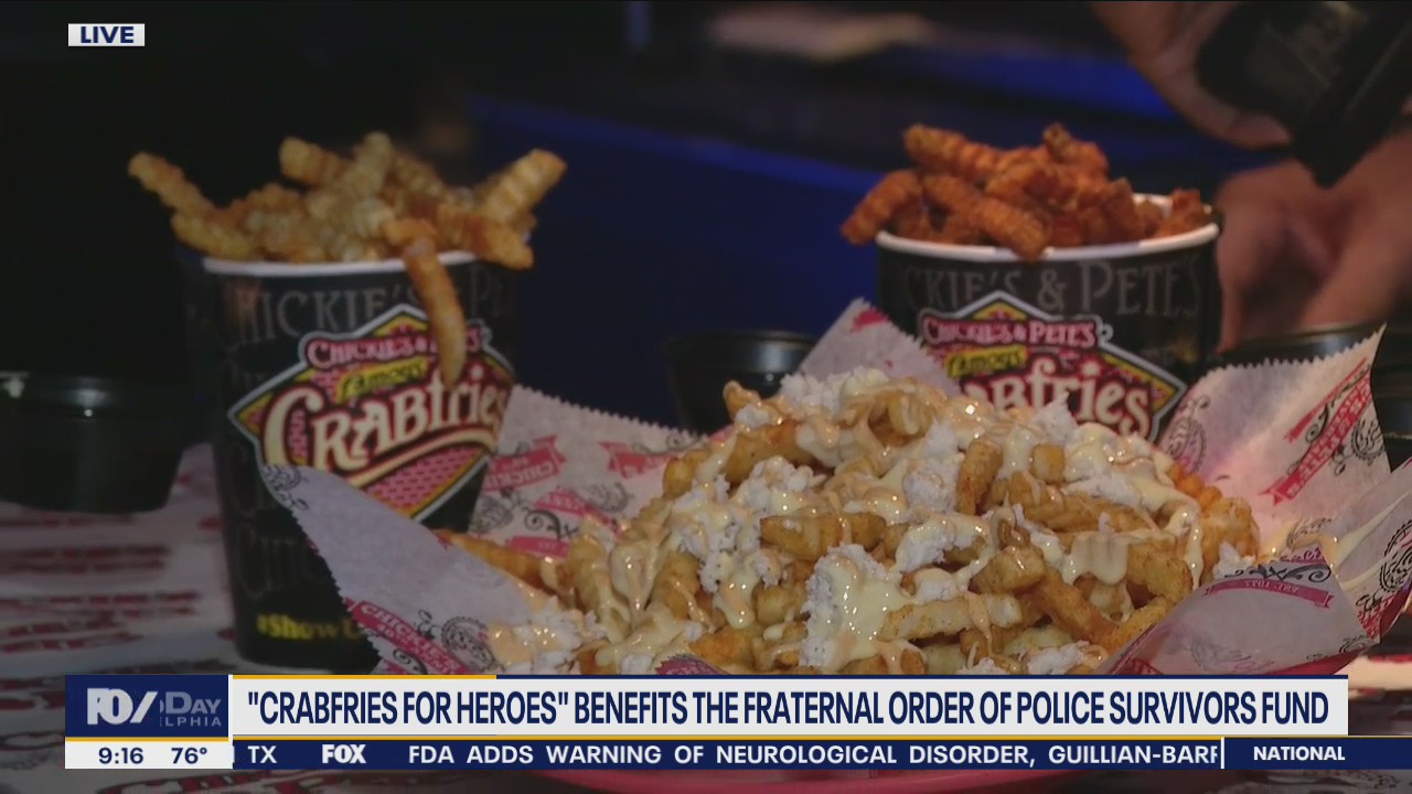Chickie's and Pete's hosts 7th annual Crabfries for Heroes event