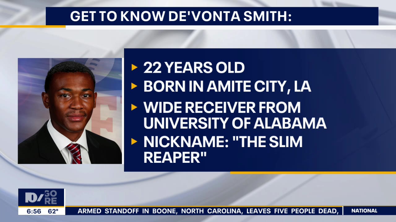 Getting to know Eagles 10th overall pick DeVonta Smith