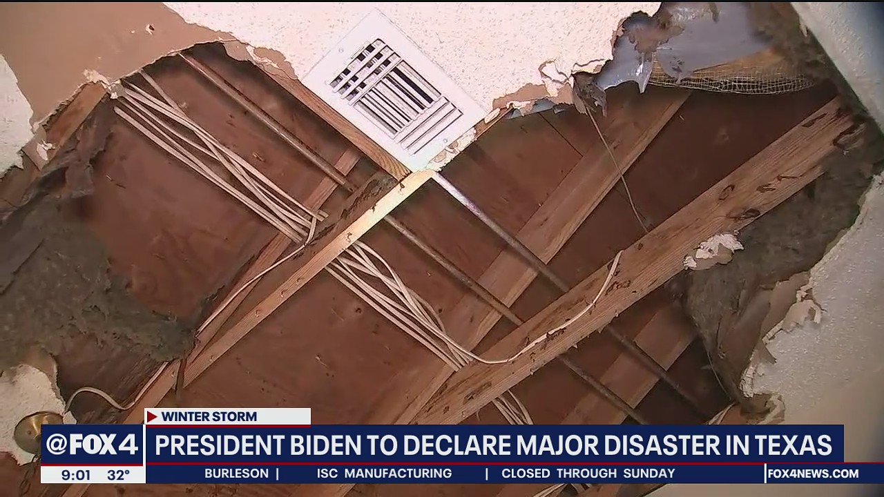 President Biden says he will sign major disaster declaration for Texas following winter weather