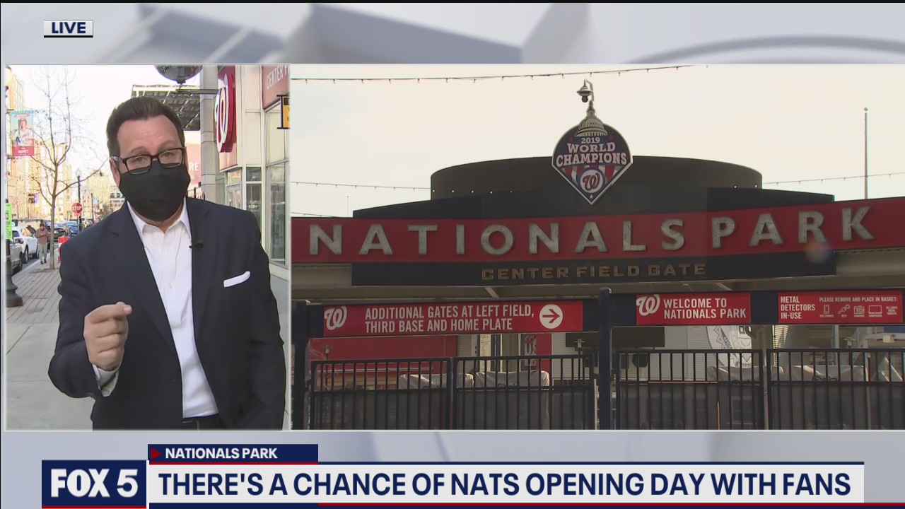 There's a chance of Nats Opening Day with fans